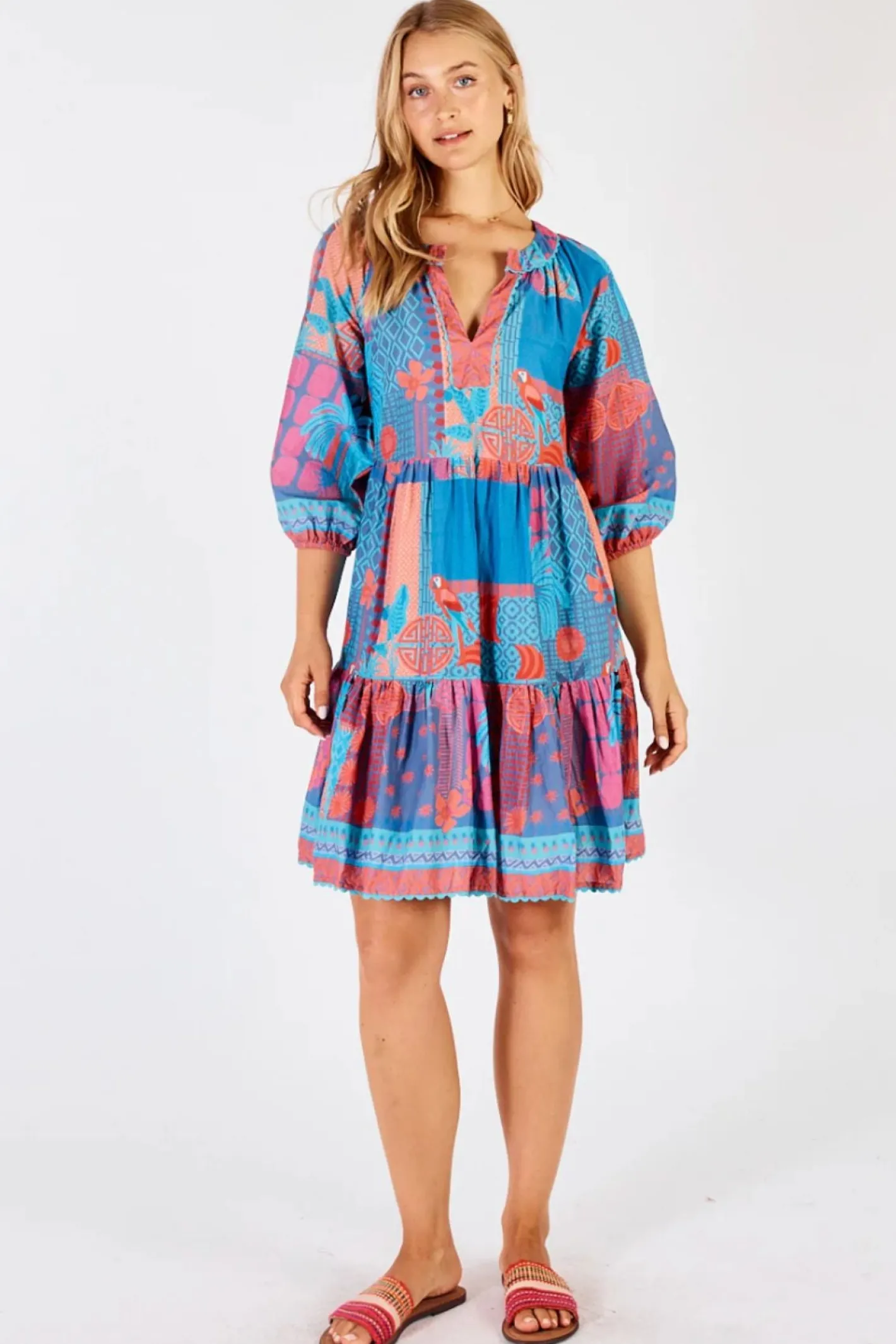 Lula Life Luna Dress - Lagoon - LL10