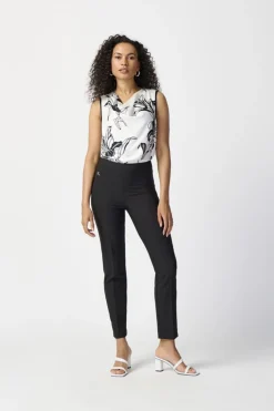 Joseph Ribkoff Lux Twill Pant - Black - JR15 Outlet