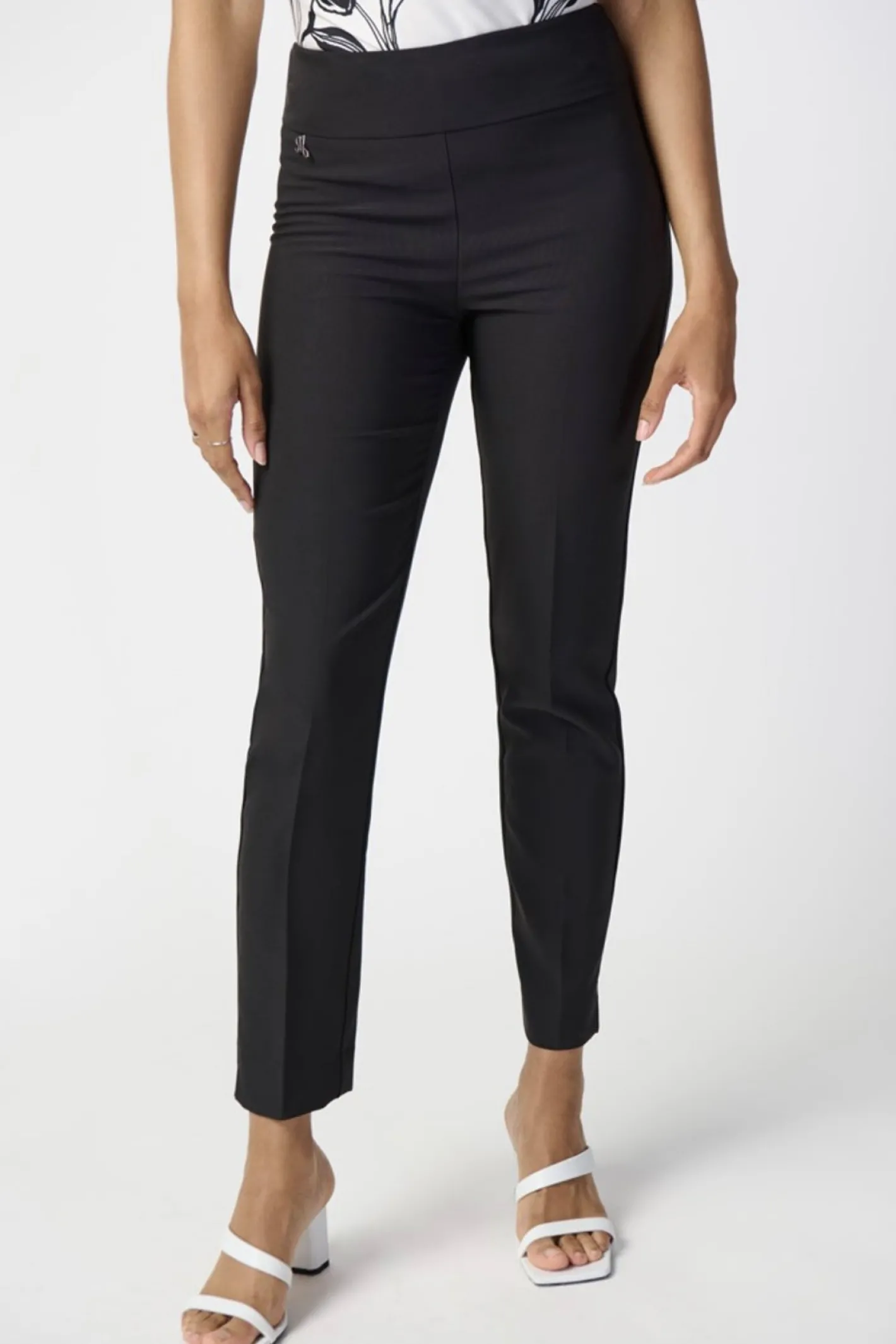 Joseph Ribkoff Lux Twill Pant - Black - JR15 Outlet