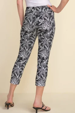 Joseph Ribkoff Lydia Floral Crop Pants Outlet
