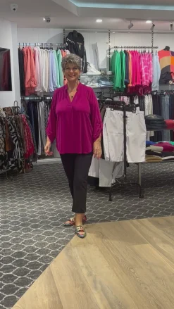 Philosophy Magenta Kafton Nehru Tunic - PH29 Best