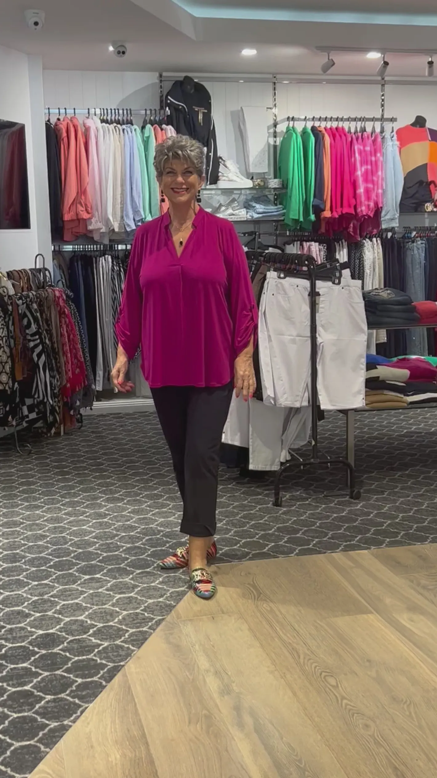 Philosophy Magenta Kafton Nehru Tunic - PH29 Best