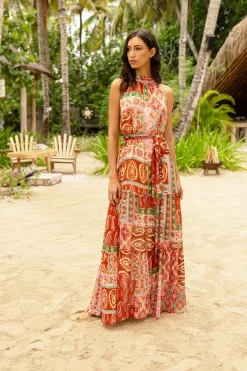 Miss June Maria Jose Dress - Multi -M7 Best