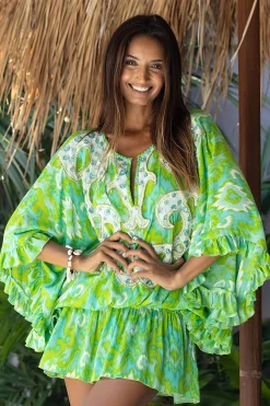 Miss June Mavis Dress - Green Acqua - M31 Online