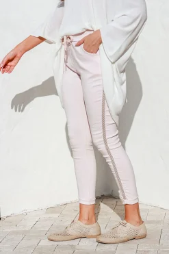 The Italian Cartel Meliore Pant - Blush Pink - IC34 Discount
