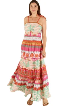 Lula Soul Merida Sundress - Melon - LS10 New
