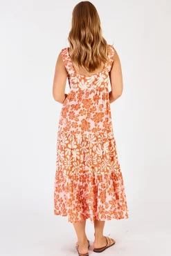Lula Life Mia Sundress - Apricot - LL18 Best