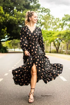 Pizazz Boutique Micaela Maxi - Spot - SO4 New
