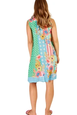 Lula Life Miranda Swing Dress - Sea - LL25