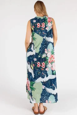 Lula Life Mitzuki Maxi Dress - Navy - LL43 Best