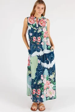 Lula Life Mitzuki Maxi Dress - Navy - LL43 Best