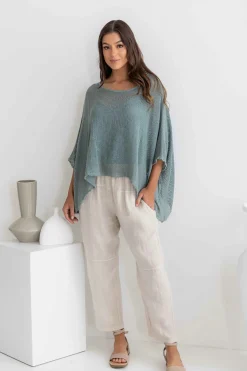 The Italian Cartel Modena Top - Blue - IC29 Outlet