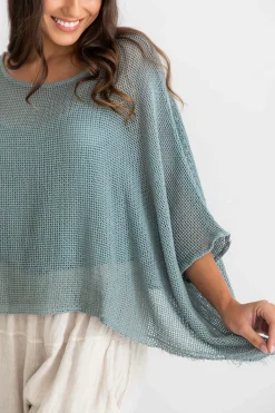 The Italian Cartel Modena Top - Blue - IC29 Outlet