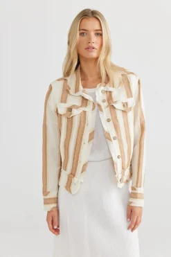 The Shanty Corporation Monza Jacket - Fez Stripe - TS1 Outlet