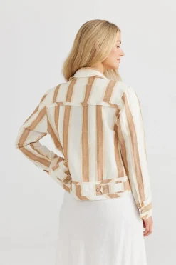 The Shanty Corporation Monza Jacket - Fez Stripe - TS1 Outlet