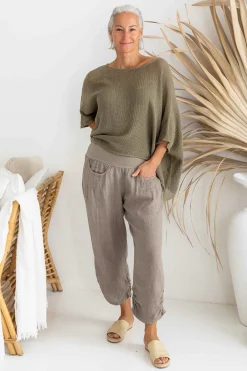 The Italian Cartel Murano Pant - Mocha - IC56 Sale
