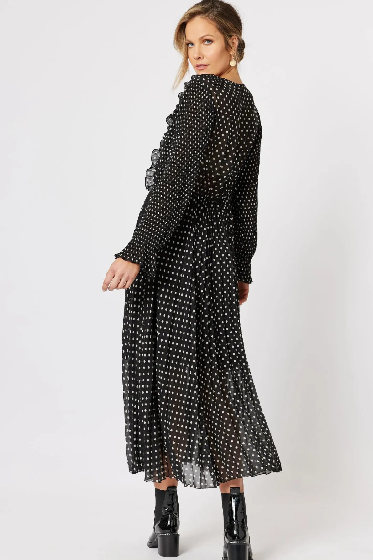 Hammock & Vine Natasha Spot Dress | HV1 Clearance