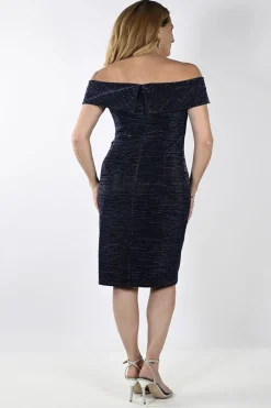 Frank Lyman Navy Quartez Dress | FL68 Discount