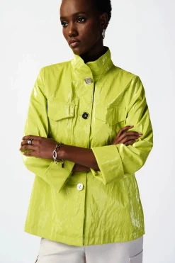 Joseph Ribkoff Novelty Boxy Jacket - Key Lime - JR39 Outlet