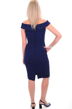 Zaliea Off The Shoulder Cocktail Dress | Midnight | Z2 Discount
