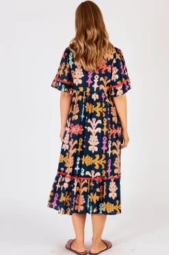 Lula Life Olivia Midi - Navy - LL1 Clearance