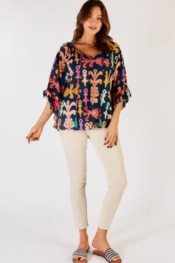 Lula Life Olivia Top - Navy - LL3 Hot