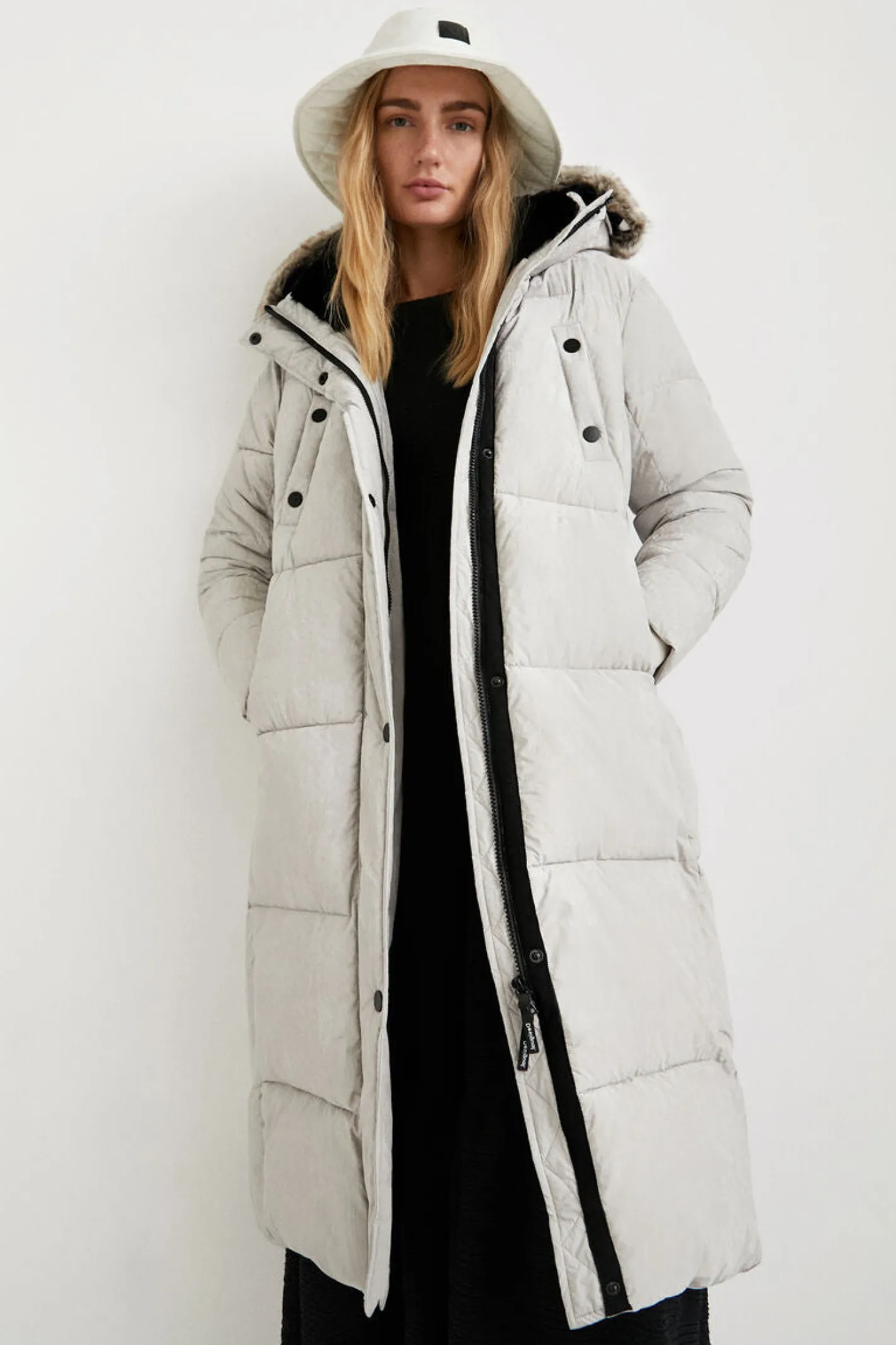 Desigual Padded Long Jacket | D36 Discount