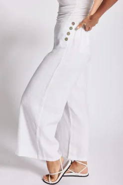 See Saw Palazzo Pants - White - SS7 Discount