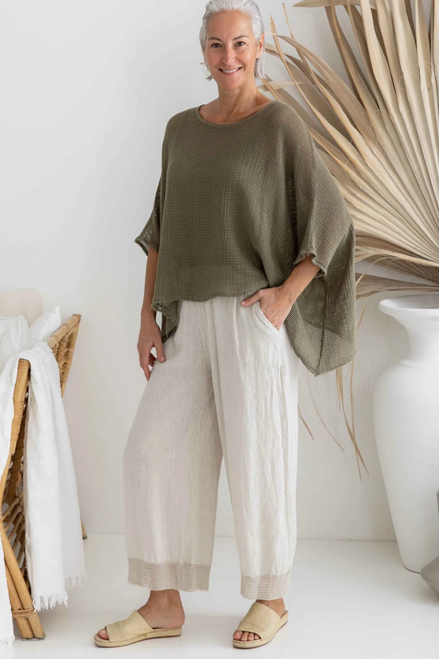 The Italian Cartel Paneta Pant - Sand - IC28