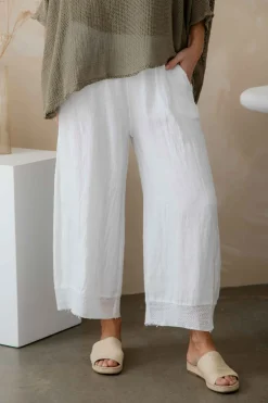 The Italian Cartel Paneta Pant - White - IC28 Sale