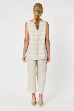 Gordon smith Patio Stripe Tank - Natural - GS12