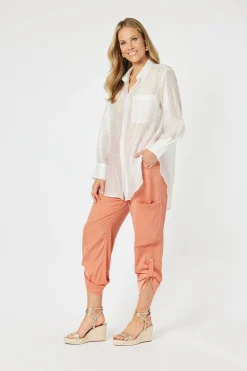 Hammock & Vine Pearl Voile Shirt - White - HV16 Online