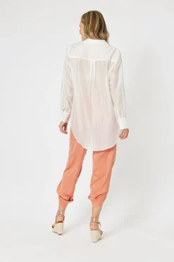 Hammock & Vine Pearl Voile Shirt - White - HV16 Online