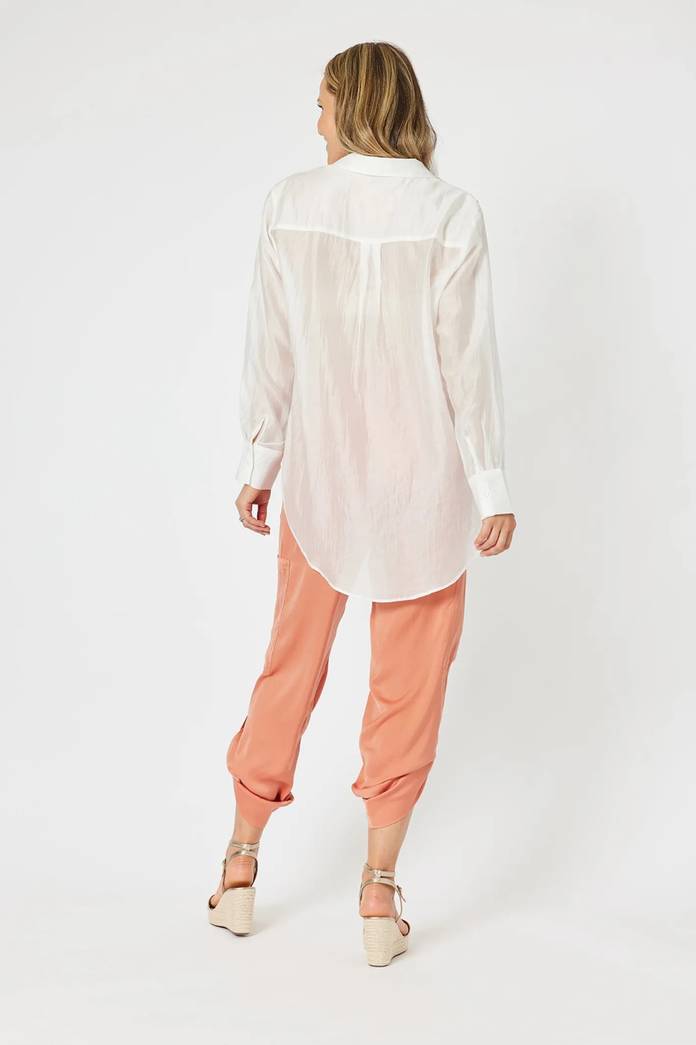 Hammock & Vine Pearl Voile Shirt - White - HV16 Online