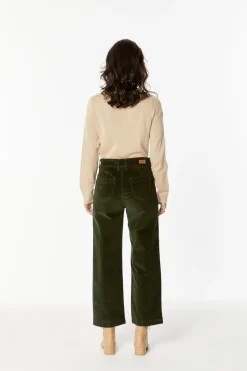 New London Jeans Penrith Corduroy Pant - Olive - NLJ32 Clearance