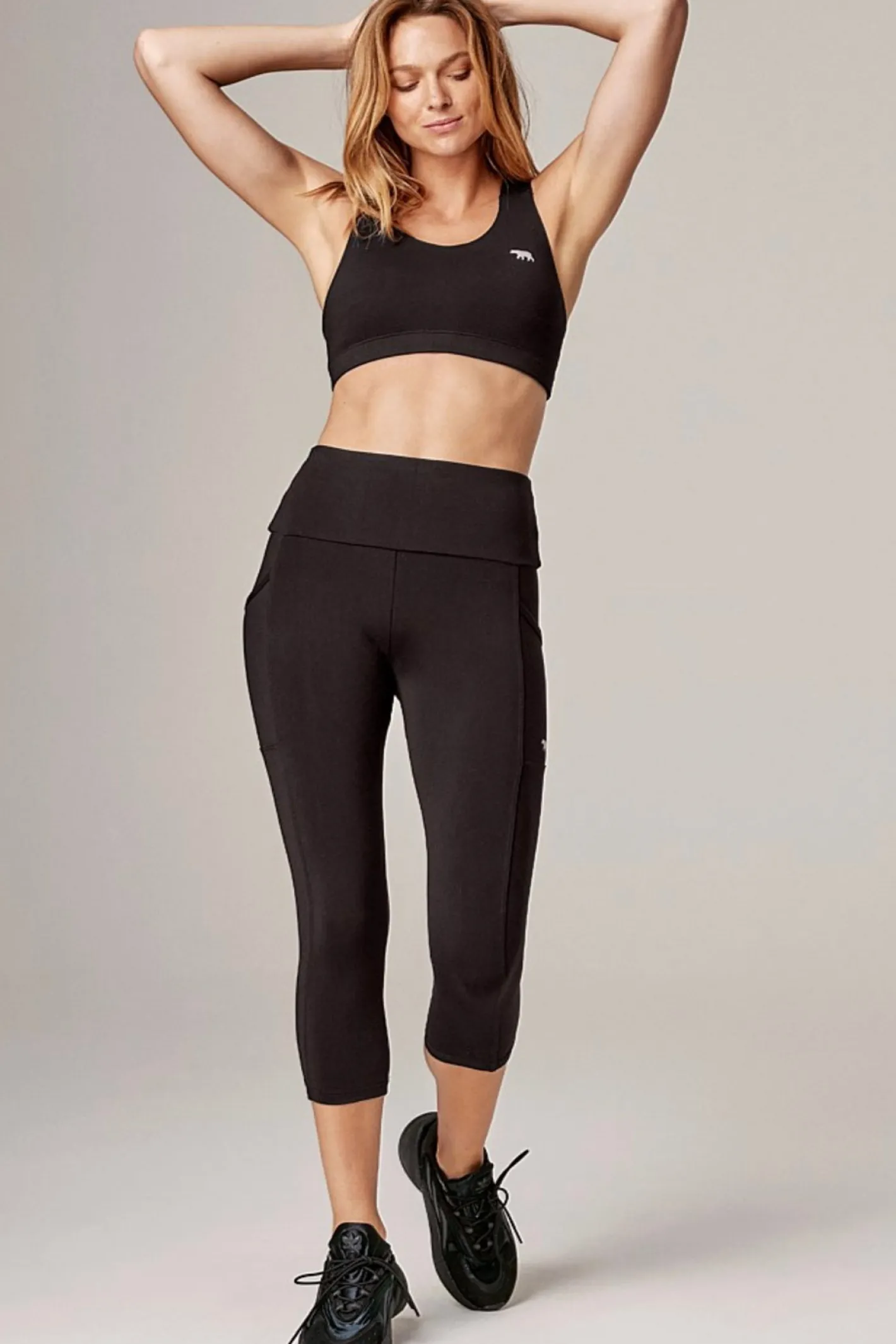Running Bare Power Up Sports Top - Black - RB3 Outlet