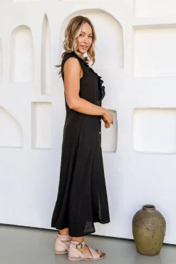 Free Angel Pranzo Dress - Black - FA32 New