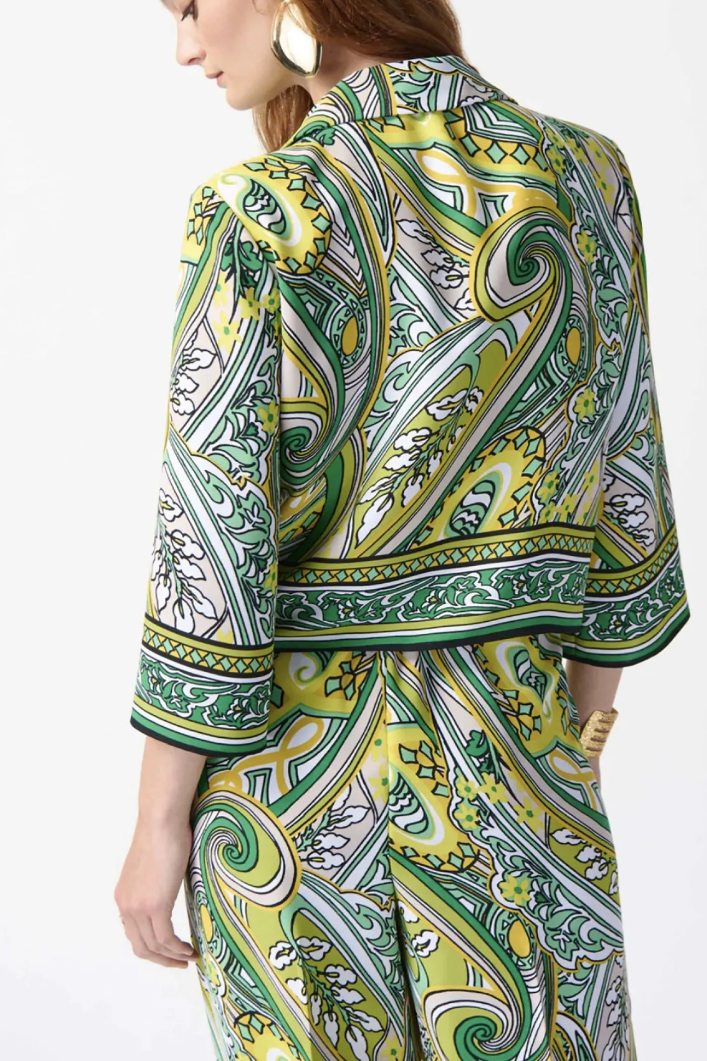 Joseph Ribkoff Printed Top -Vanilla Multi - JR8 New
