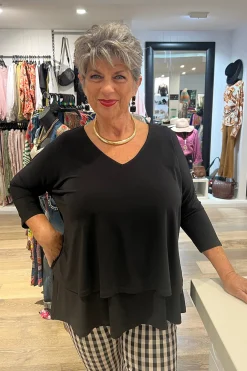 Philosophy Quad Layer Tunic - Black - PH22