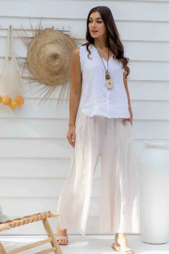 The Italian Cartel Refino Pants - Blush - IC52 Online