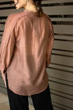 Pizazz Boutique Riley Shirt - Latte - SO13 Outlet