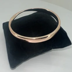 Spice Up Rose Gold Plated Twist Bangle - SJ1 New