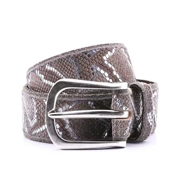 B Belt Sabia Belt - Brown Silver - BB5