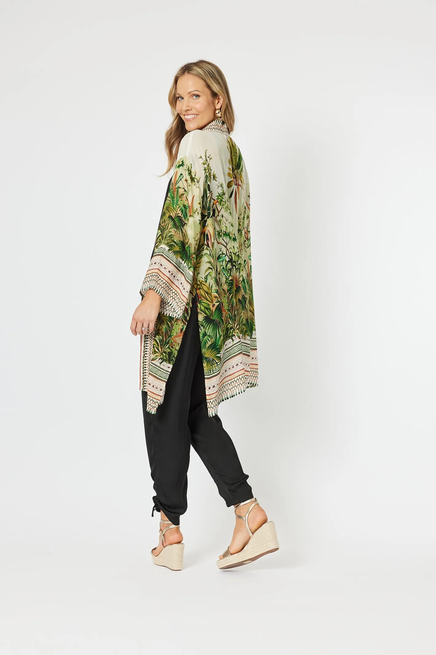 Hammock & Vine San Paolo Kimono - Eden - HV9 Hot