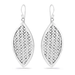 Pizazz Boutique Sanur Silver Earrings - Silver - NS4