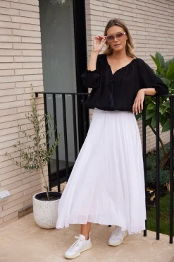 Holiday Seaside Top | Black | H28