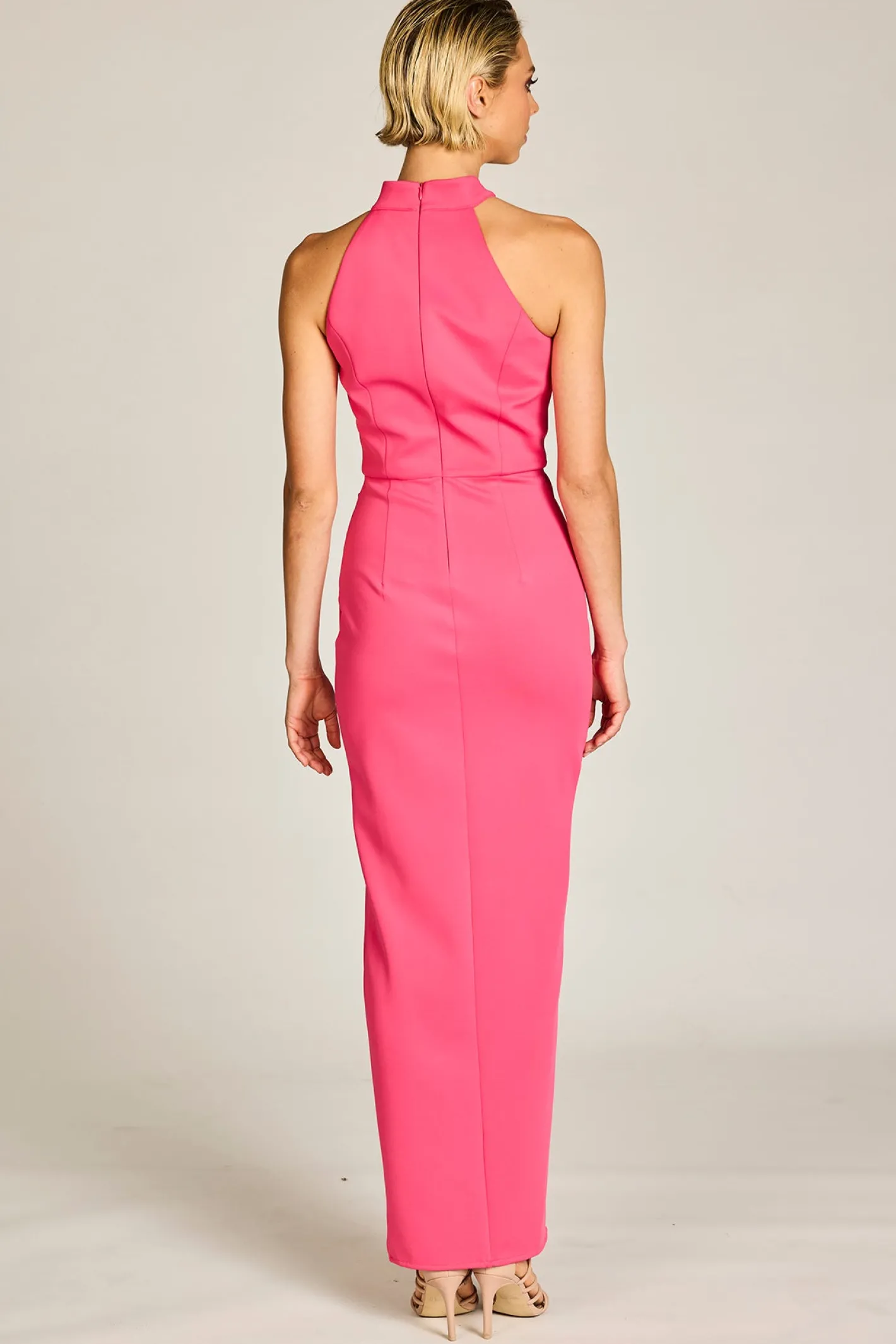 Romance Serena Maxi Dress - Hot Pink - ROM25 Clearance