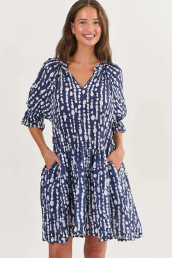 Namastai Shelly Cotton Dress - Freshwater Pearl - N2