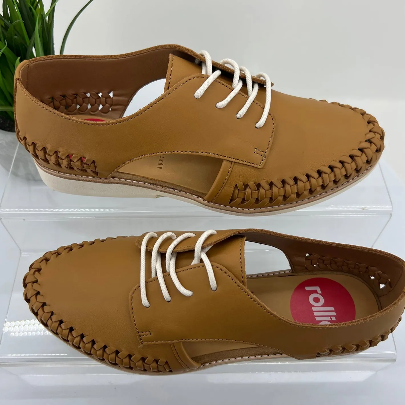 Rollie Sidecut Woven Shoe | Soft Tan | RO9