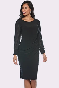 Jesse Harper Silhouette Shift Dress | Black | Jh7 Best
